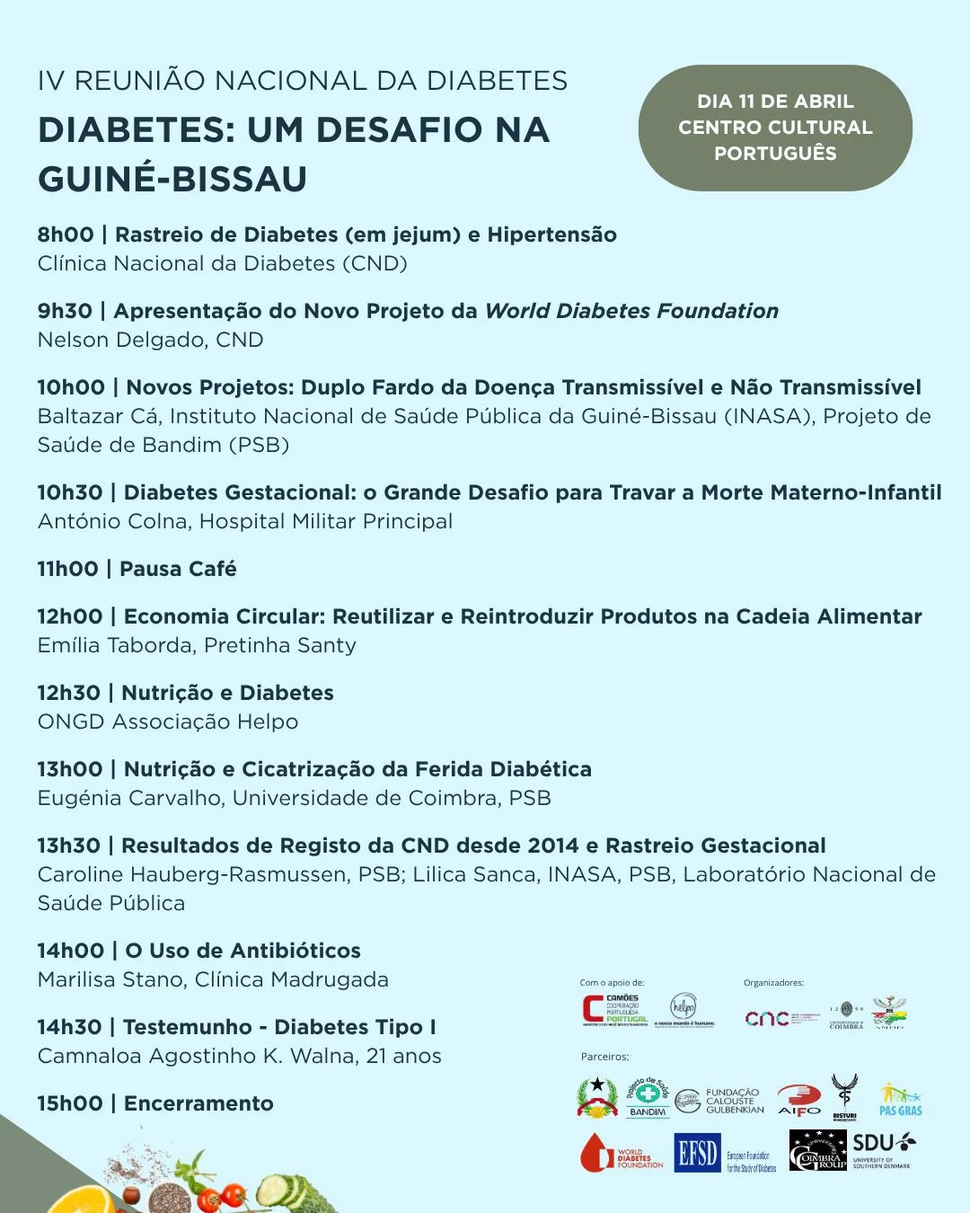 World Health Day | IV National Diabetes Meeting in Guinea-Bissau